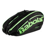 Bolsas De Tenis Babolat Racket Holder X12 Team schwarz grün (Special Edition)